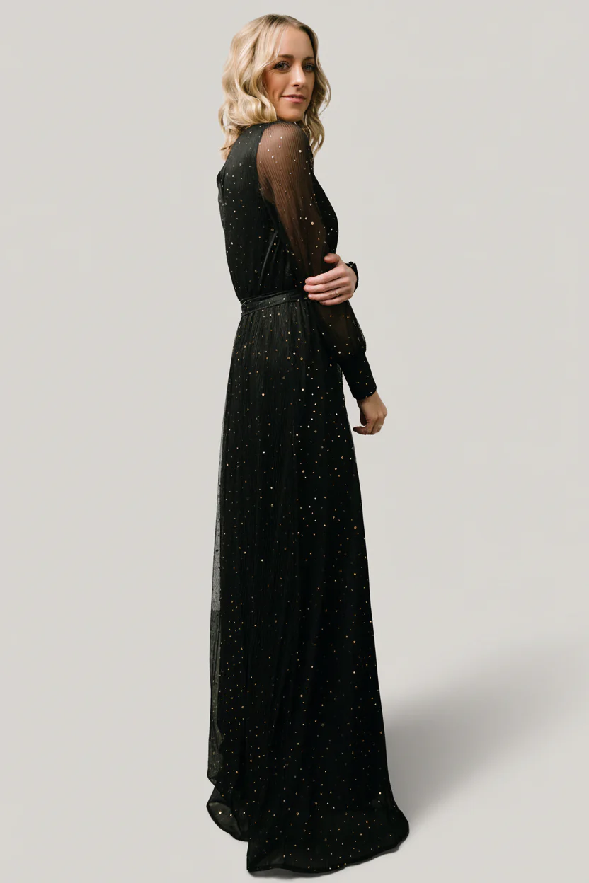Abigail Sparkle Gown | Black - Image 11
