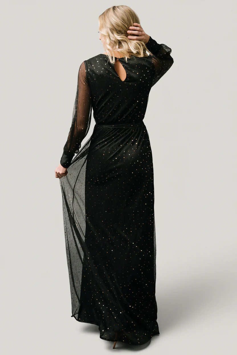 Abigail Sparkle Gown | Black - Image 12