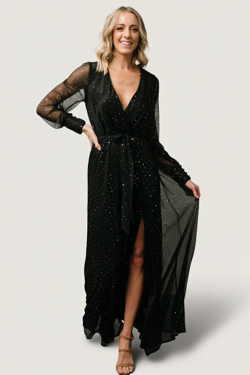 Abigail Sparkle Gown | Black - Image 6