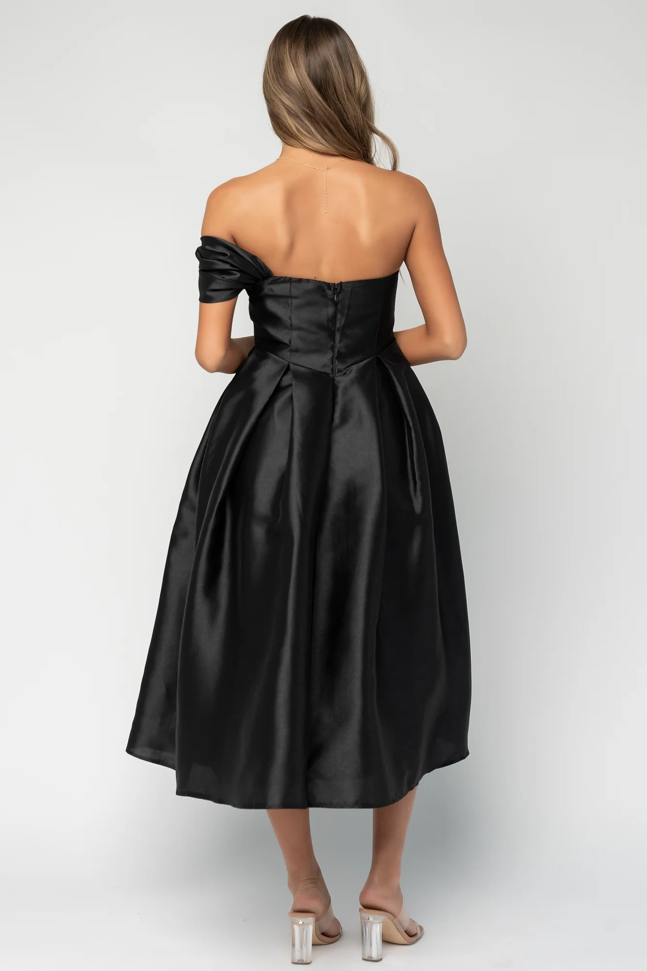 Amani Midi Dress | Black - Image 4