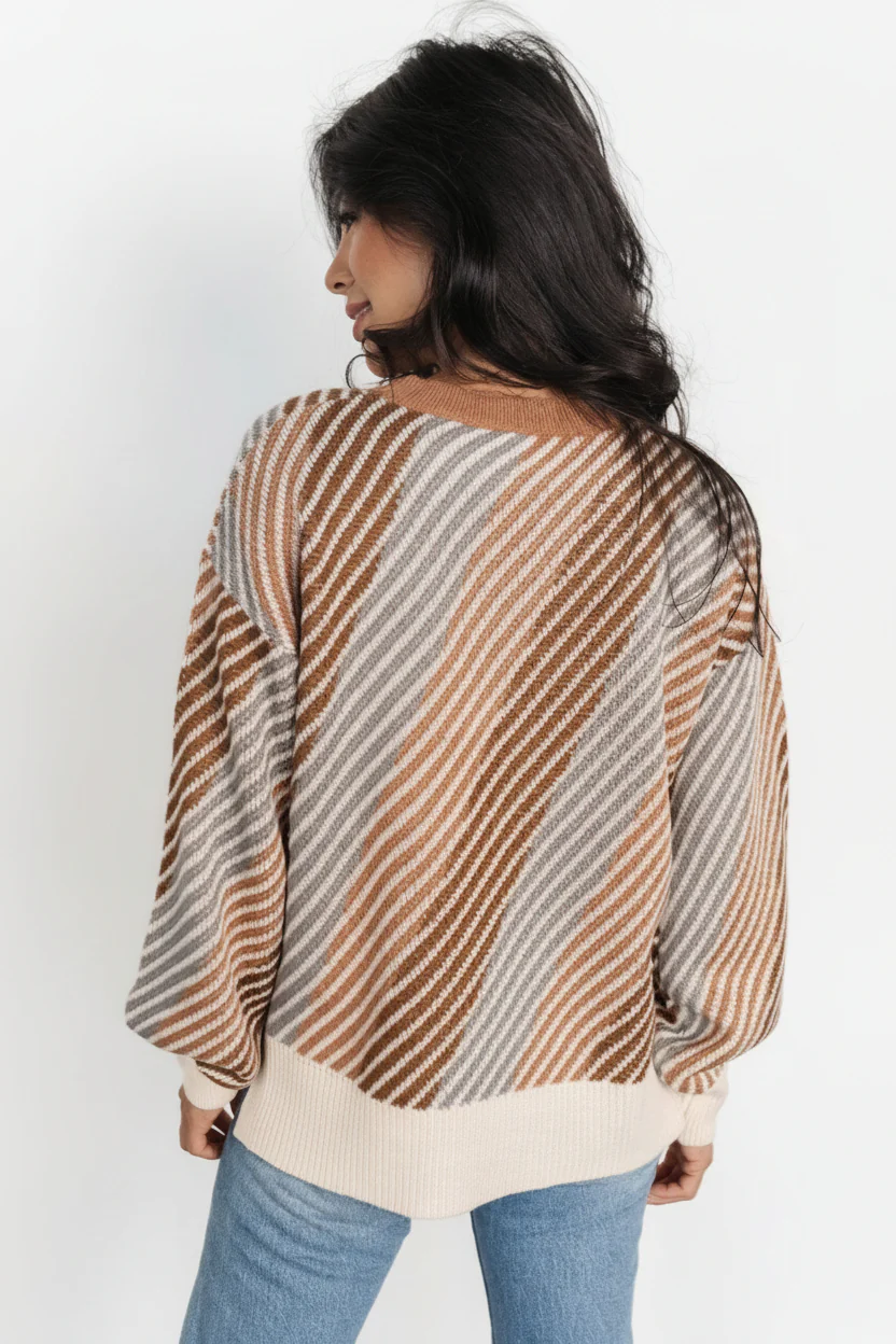 Baldwin Striped Sweater | Multi - Image 3