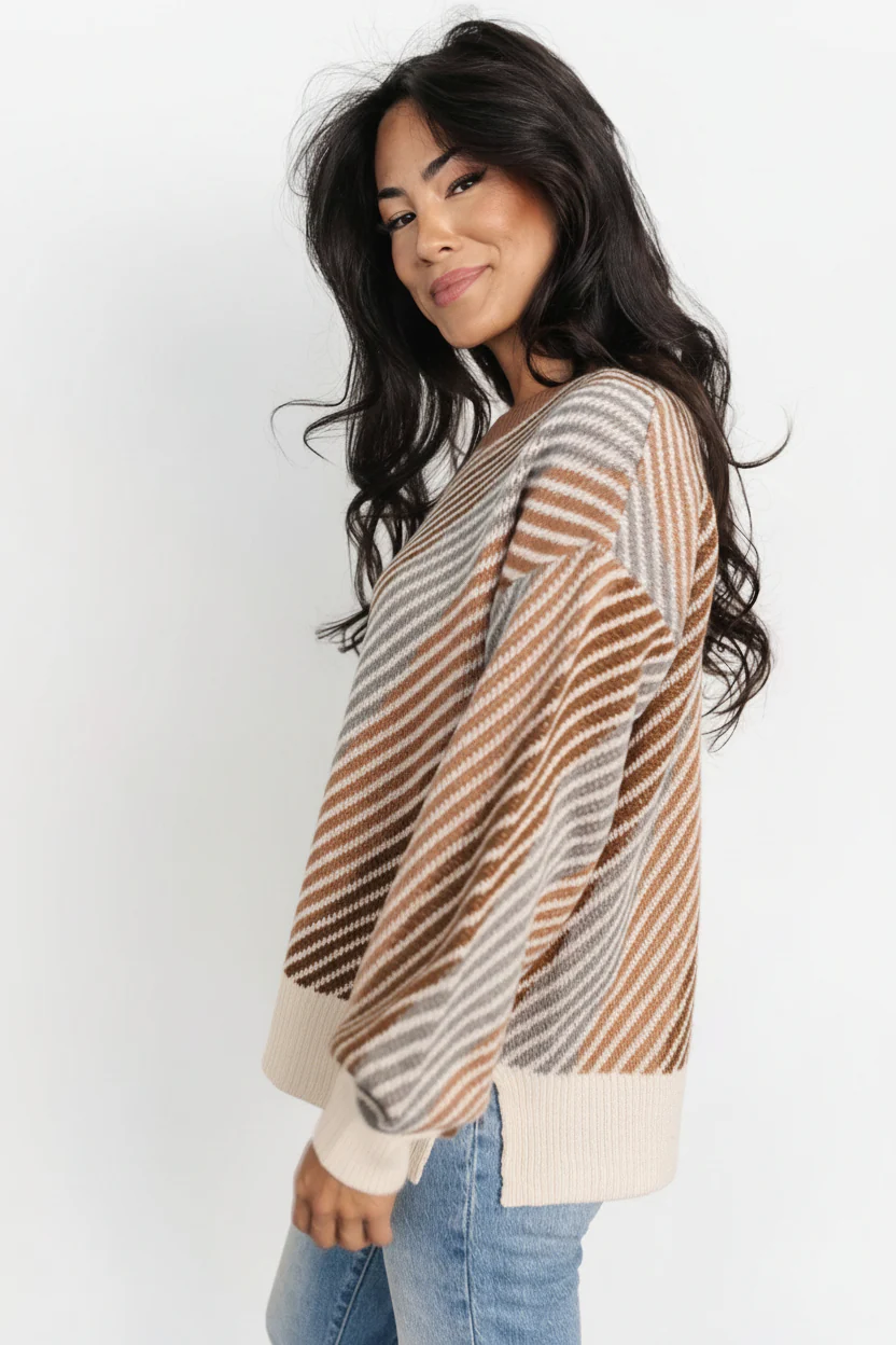 Baldwin Striped Sweater | Multi - Image 4
