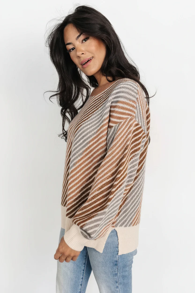 Baldwin Striped Sweater | Multi - Image 6