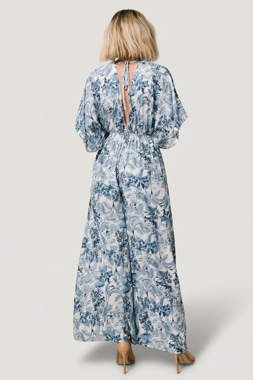 Byron Jumpsuit | Blue Print - Image 6