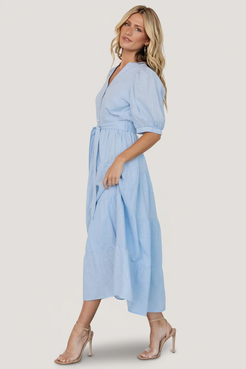 Camille Maxi Dress | Light Blue - Image 3