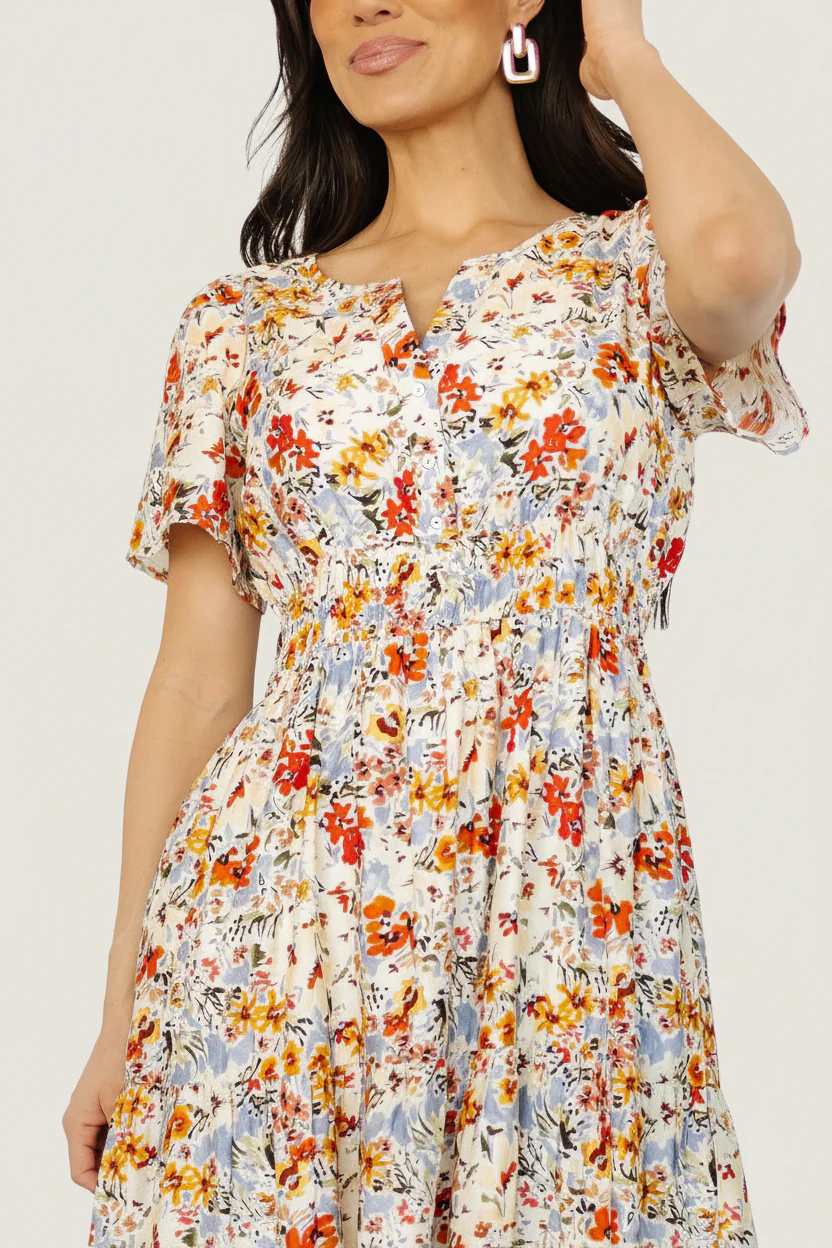 Claudia Maxi Dress | Multi Floral - Image 5