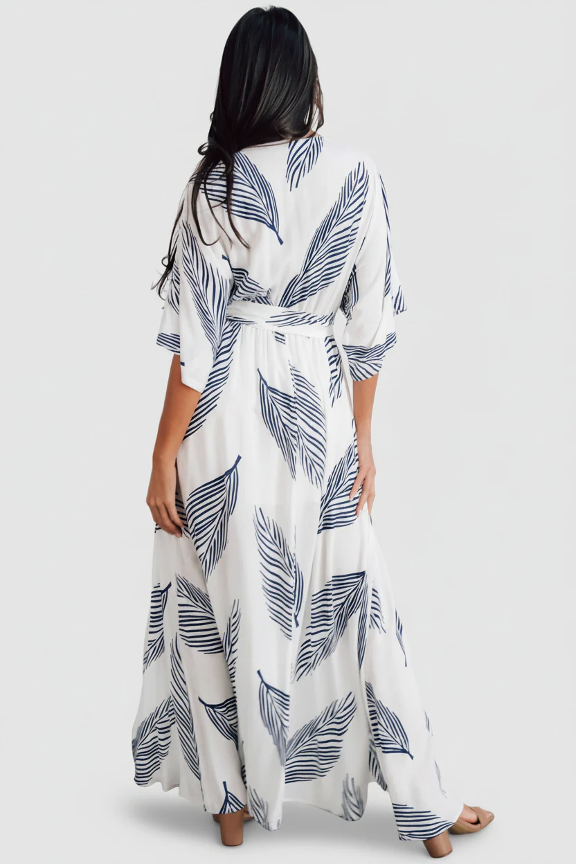 Corinth Maxi Dress | Navy Print - Image 5