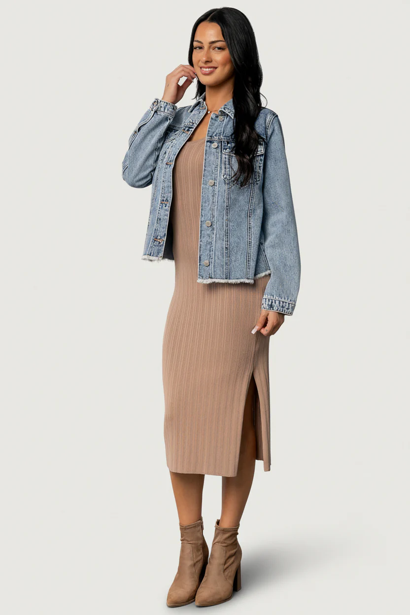 Devon Denim Jacket | Light Wash - Image 2
