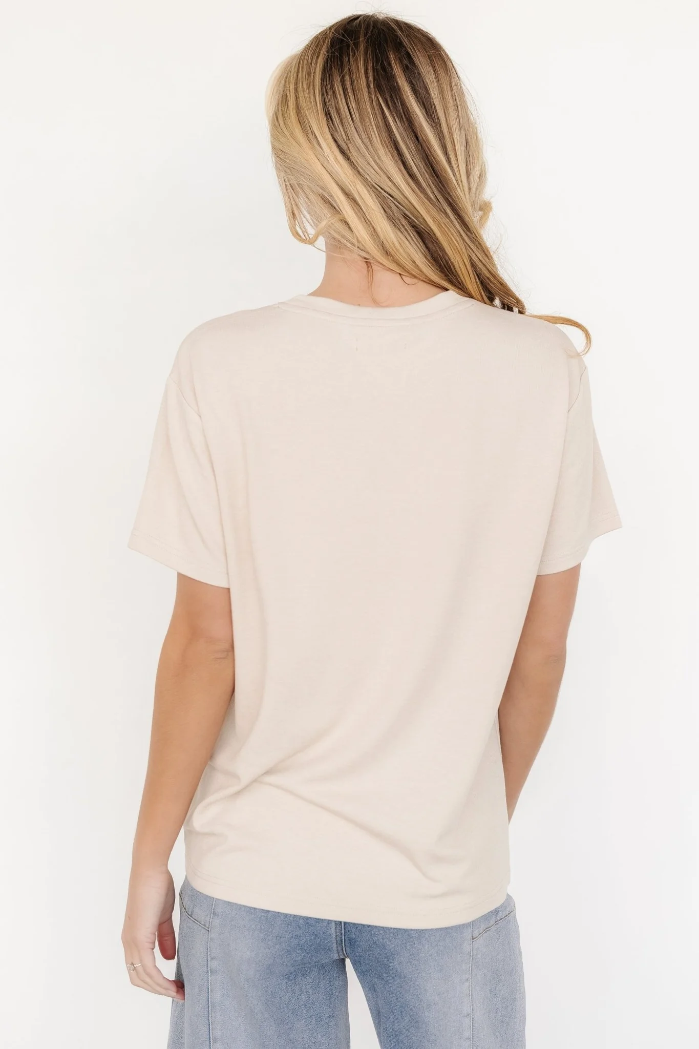 Elliot Relaxed Tee | Natural - Image 3