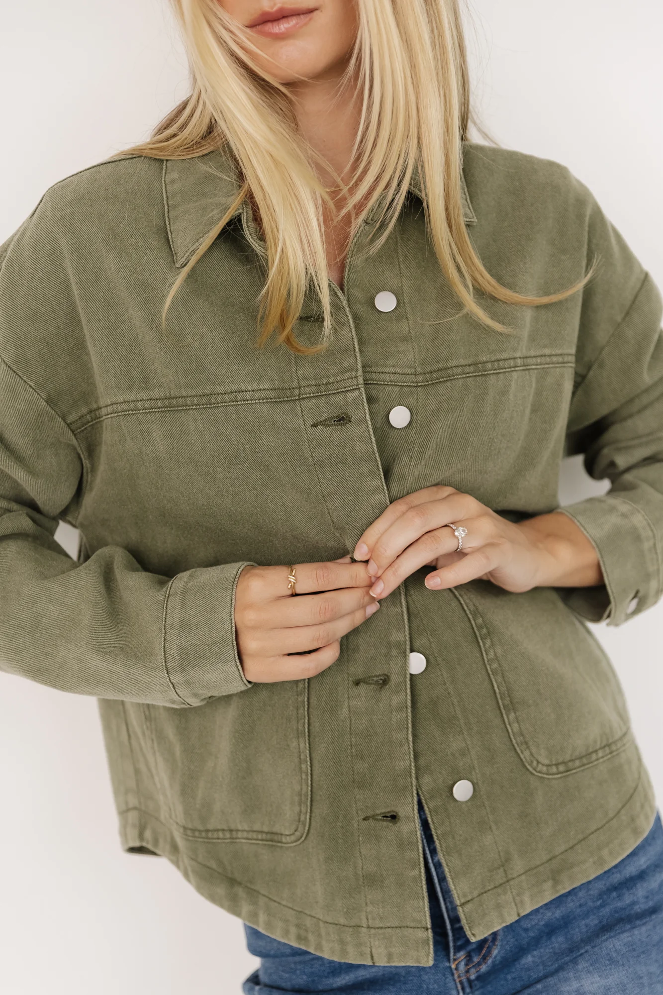 Finn Lightweight Jacket | Olive - Image 2