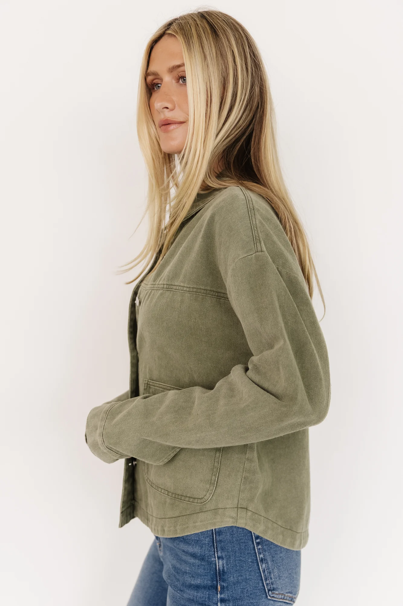 Finn Lightweight Jacket | Olive - Image 3