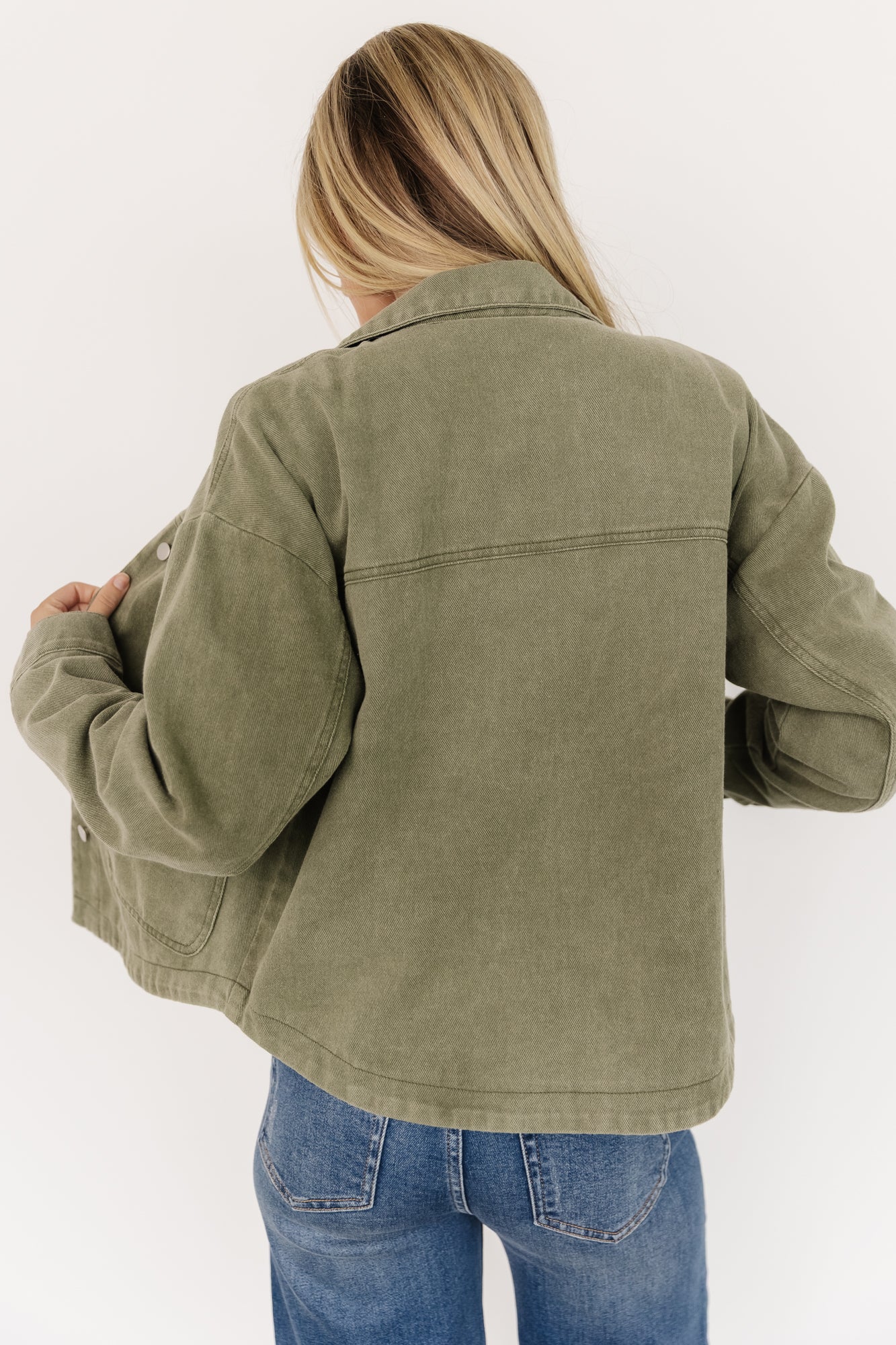 Finn Lightweight Jacket | Olive - Image 4