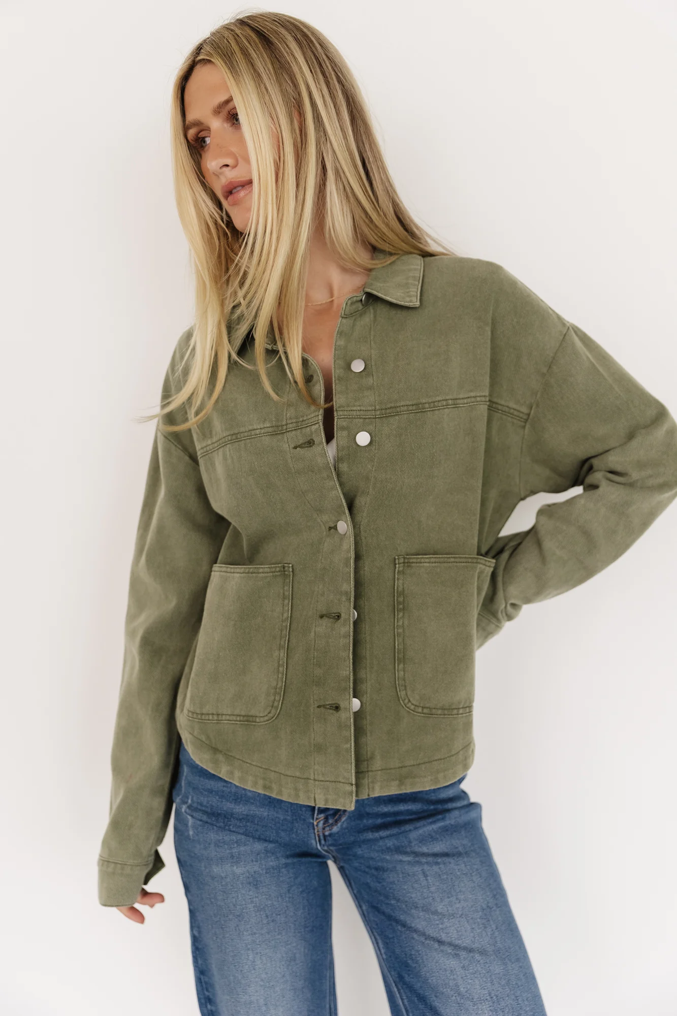 Finn Lightweight Jacket | Olive - Image 6
