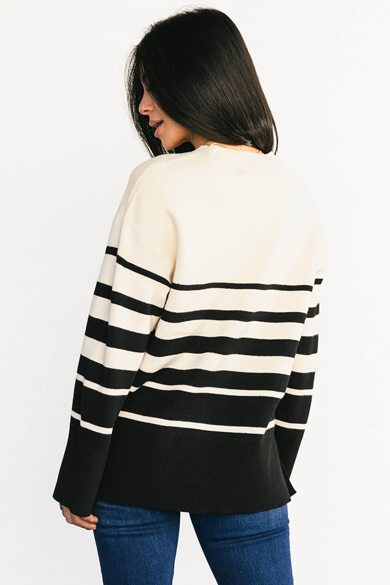 Glasbury Sweater | Black + Ivory - Image 4