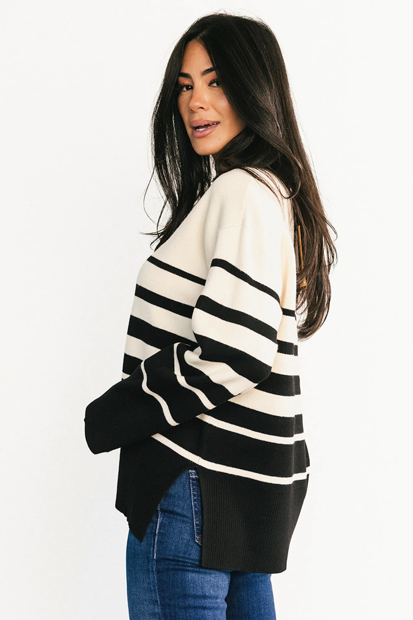 Glasbury Sweater | Black + Ivory - Image 5