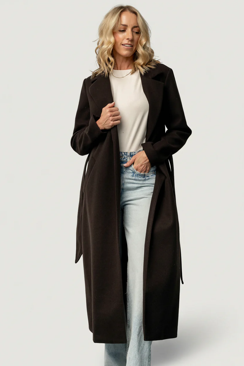 Glenwood Coat | Dark Brown - Image 5
