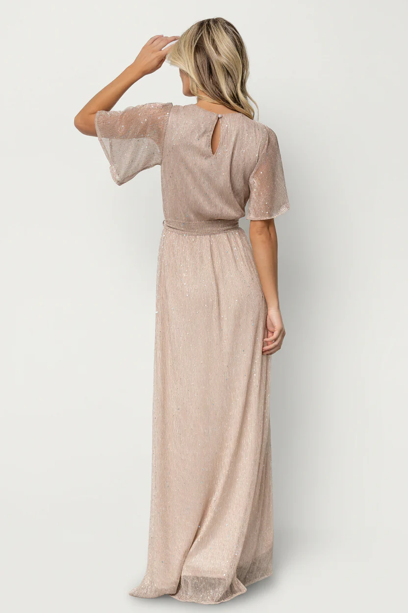 Grace Sparkle Gown | Champagne - Image 4