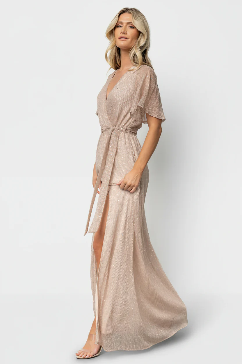 Grace Sparkle Gown | Champagne - Image 7