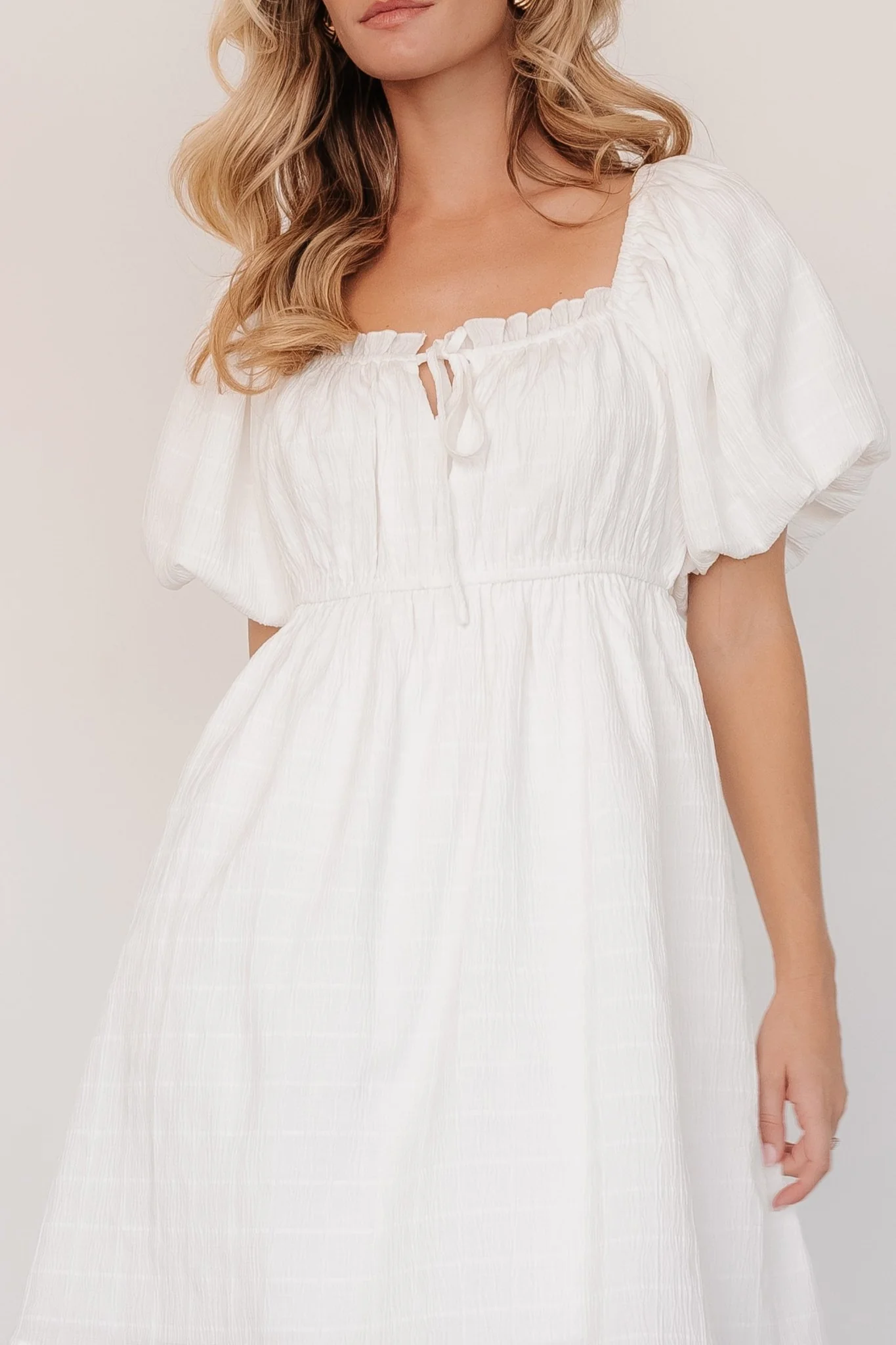 Hilaree Short Dress | Off White - Image 6