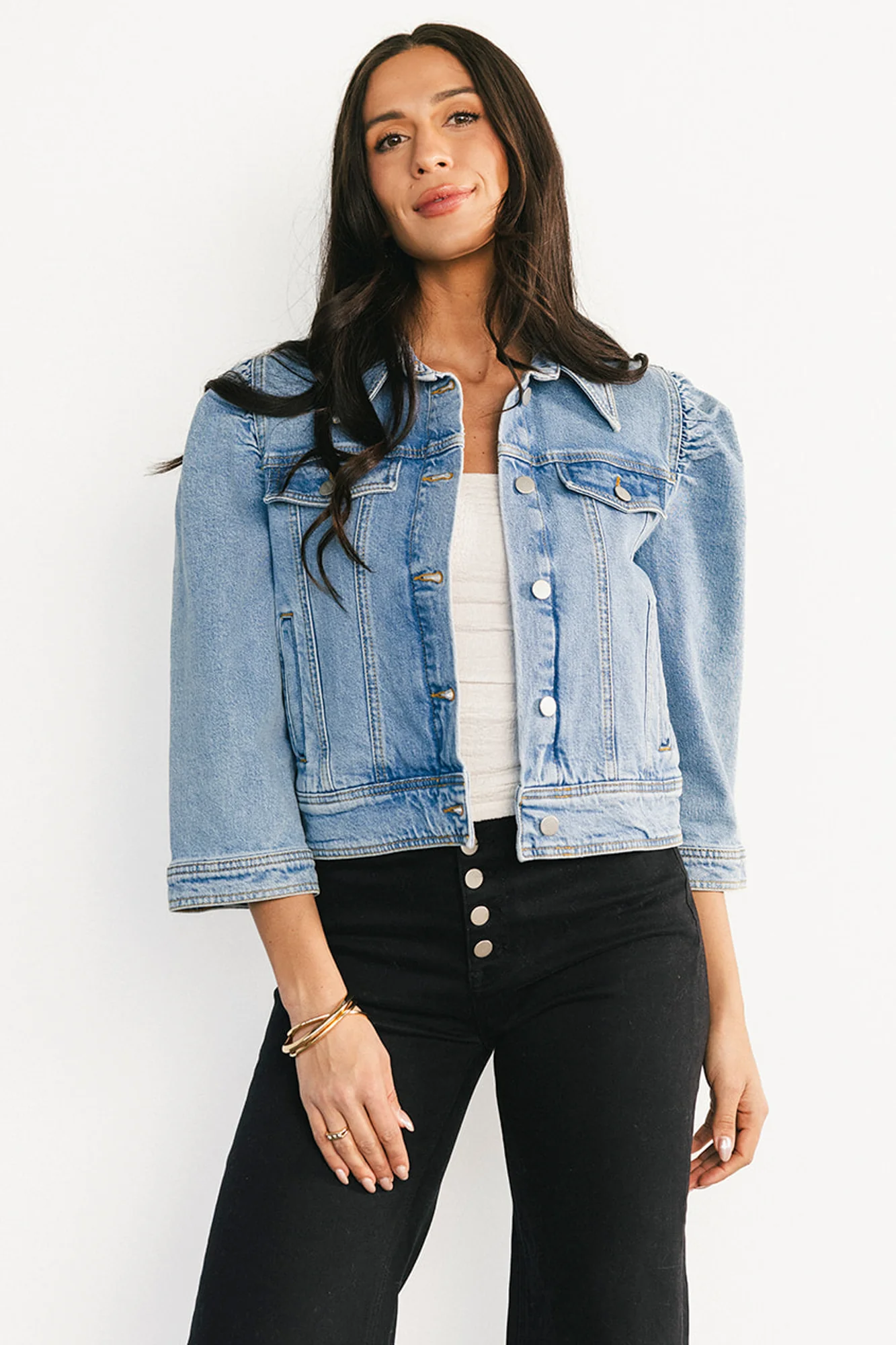 Inés Denim Jacket | Medium Wash - Image 2