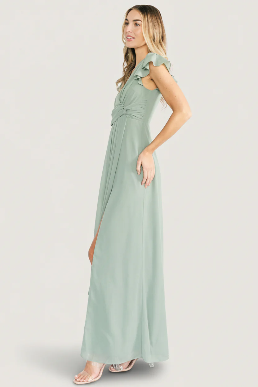 Jasmine Maxi Dress | Dusty Green - Image 6