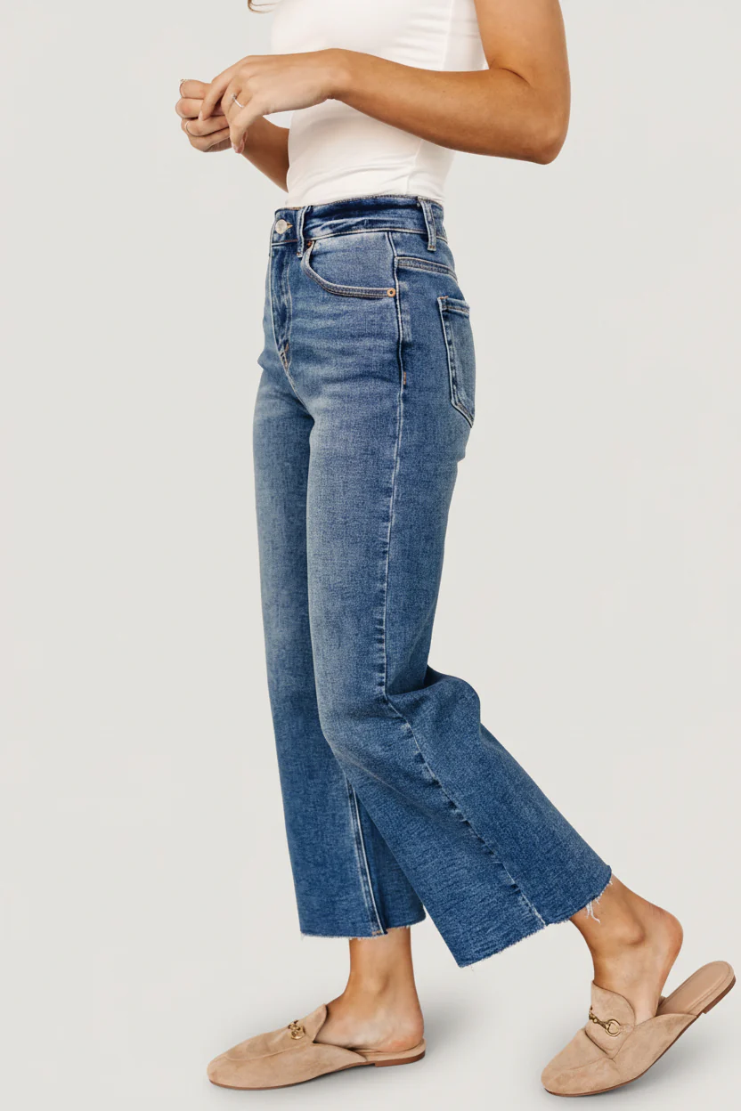 Kirby High Rise Wide Leg Jeans | Medium Wash - Image 6