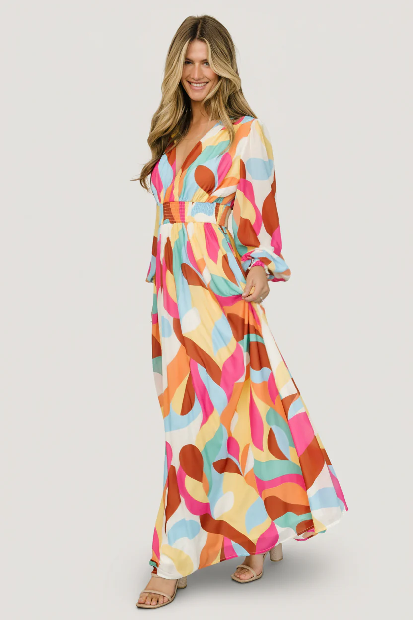 Lawson Maxi Dress | Multi Print - Image 12
