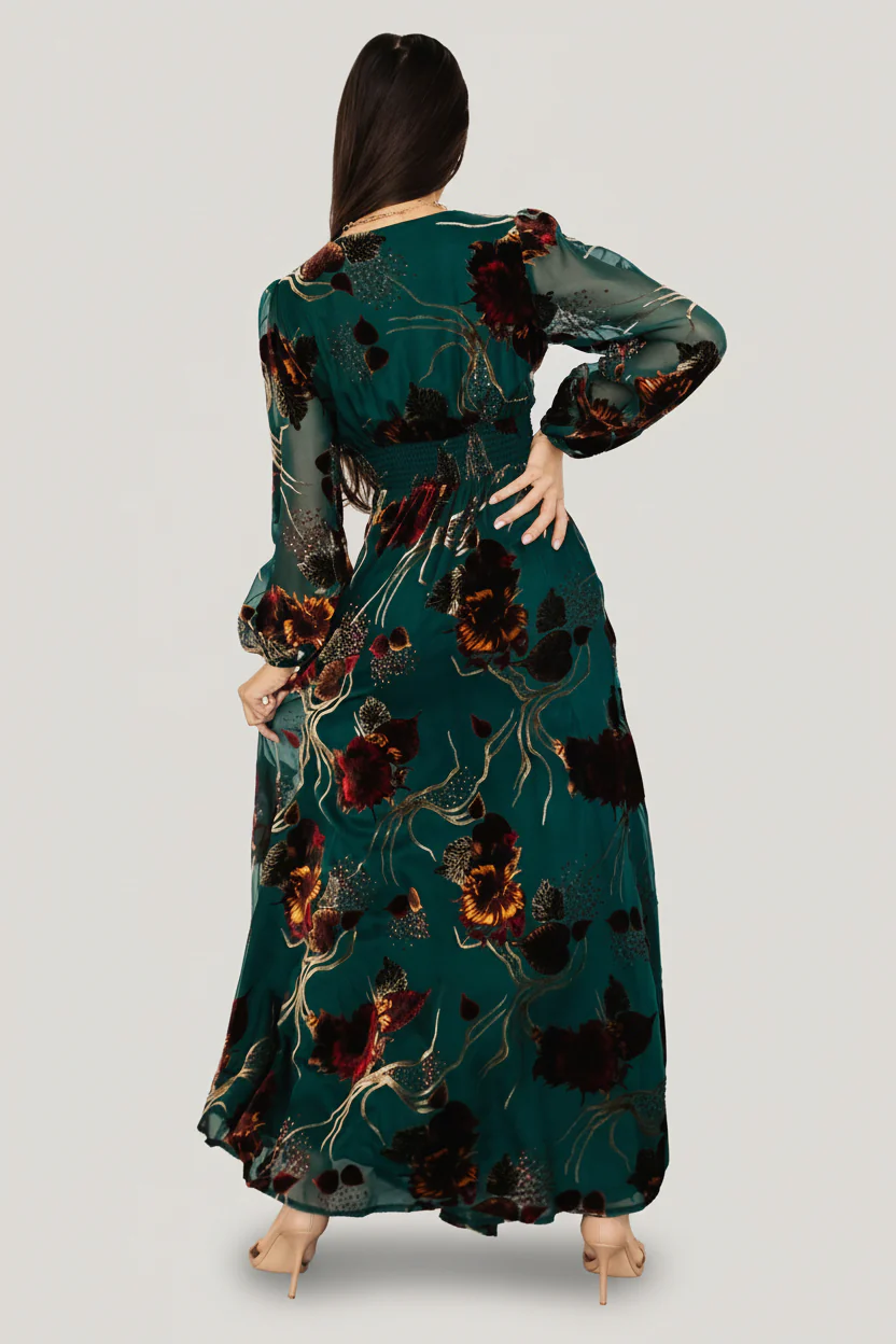 Mikla Maxi Dress | Jade Multi - Image 4