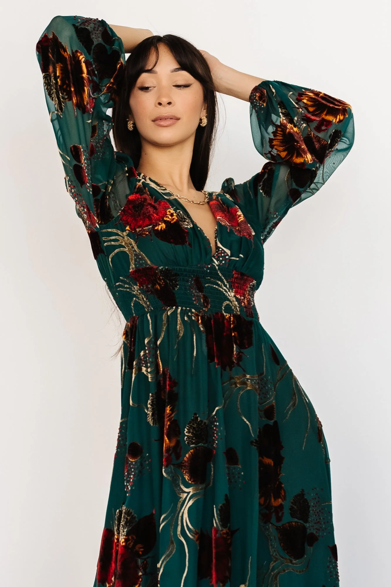 Mikla Maxi Dress | Jade Multi - Image 5