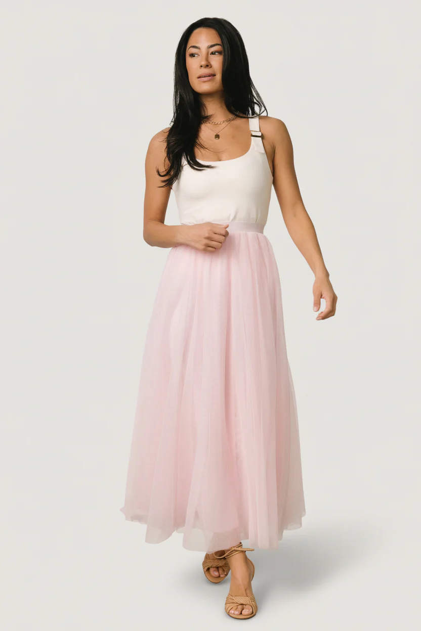 Mila Tulle Skirt | Rosy Pink - Image 6
