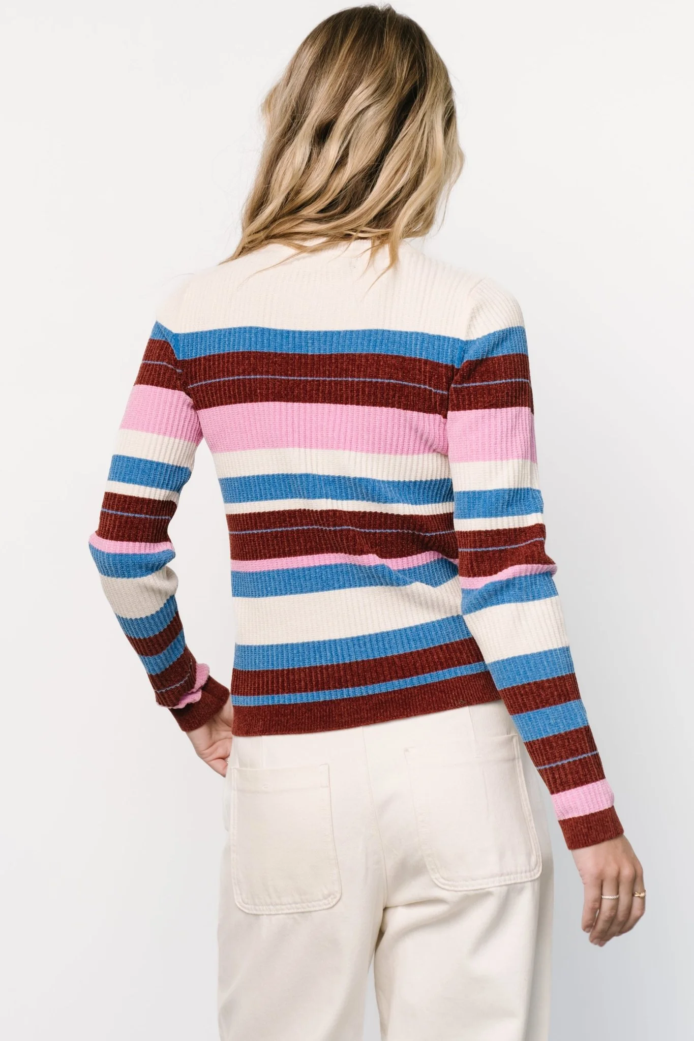 Milwaukee Striped Sweater | Orchid Multi - Image 3