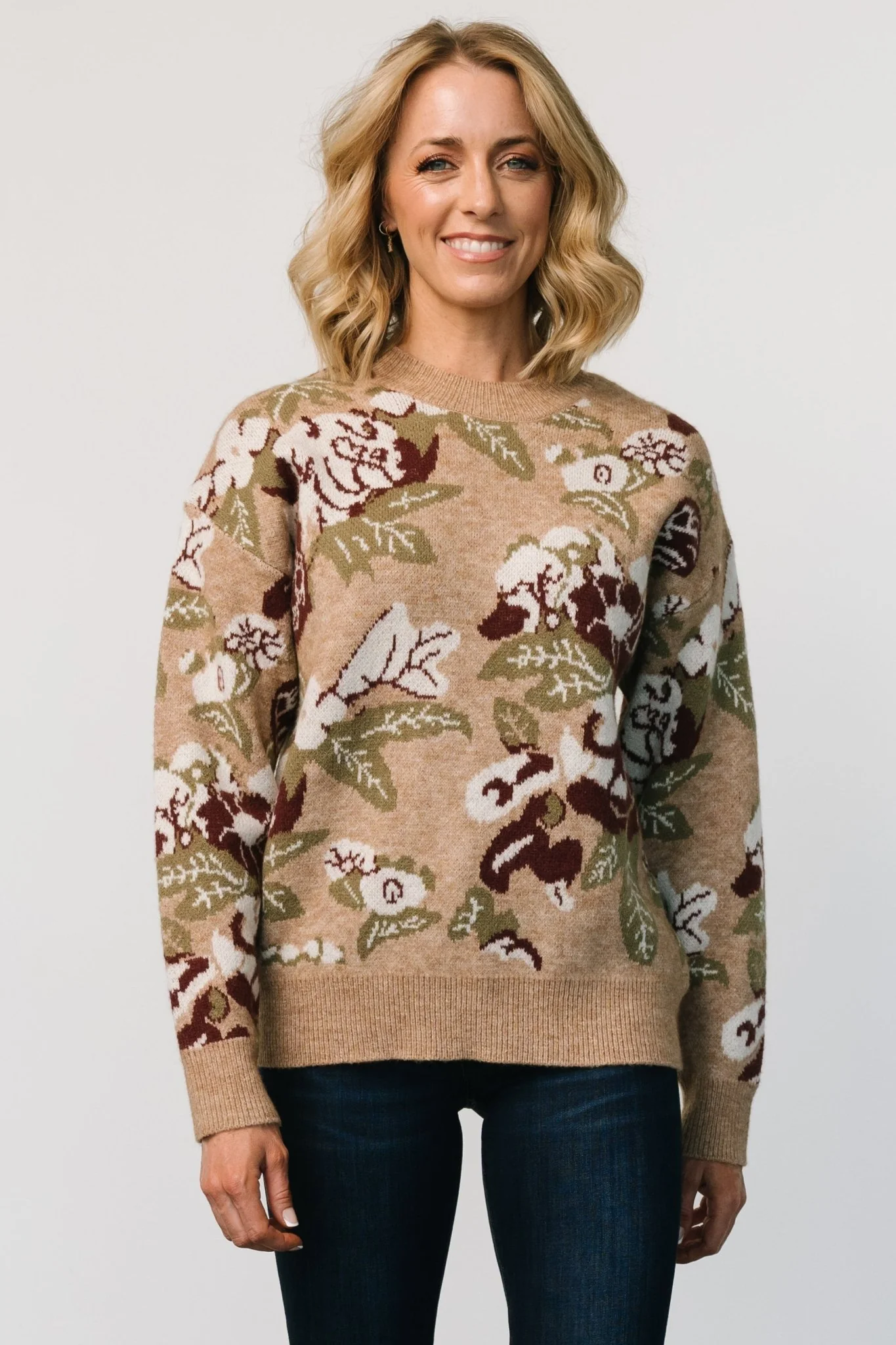 Munich Sweater | Taupe Multi - Image 4