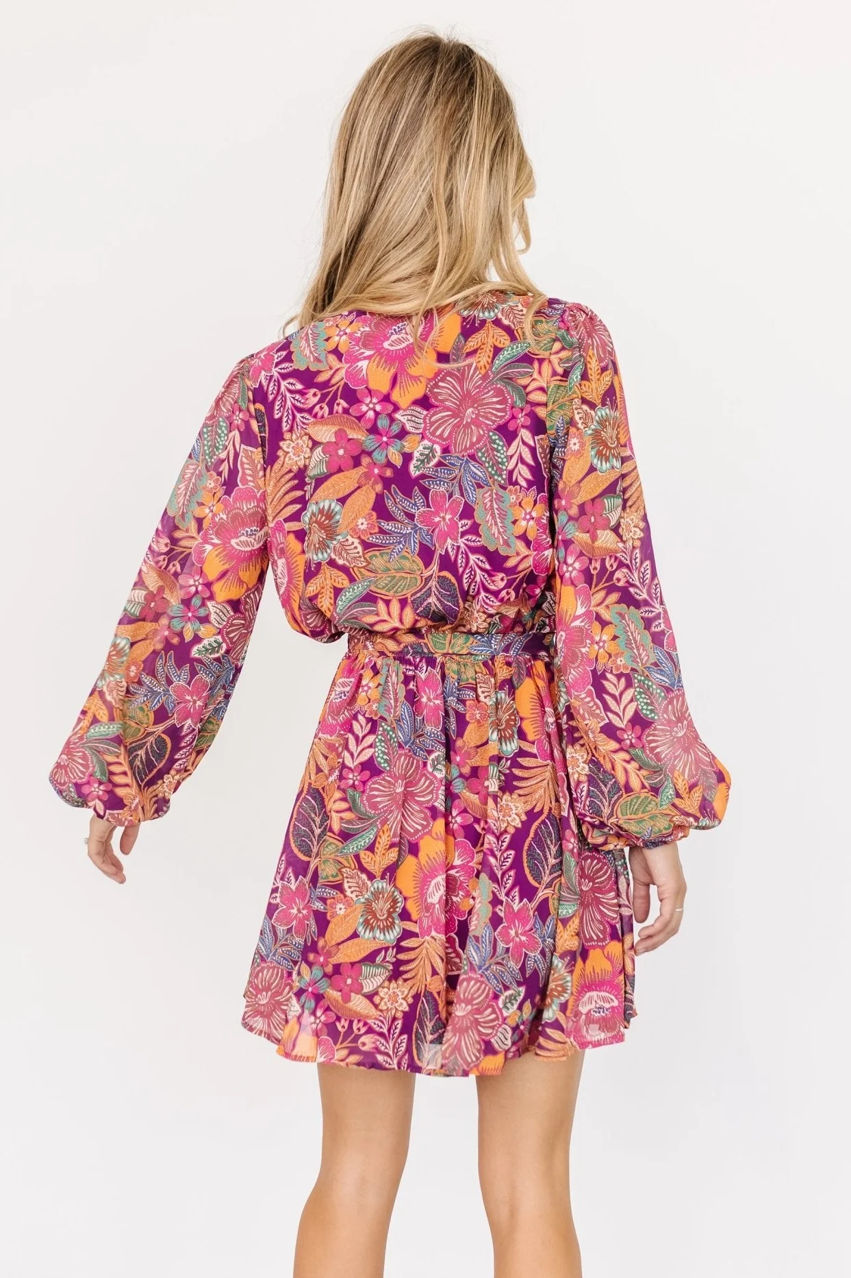 Newark Mini Dress | Purple Multi - Image 5