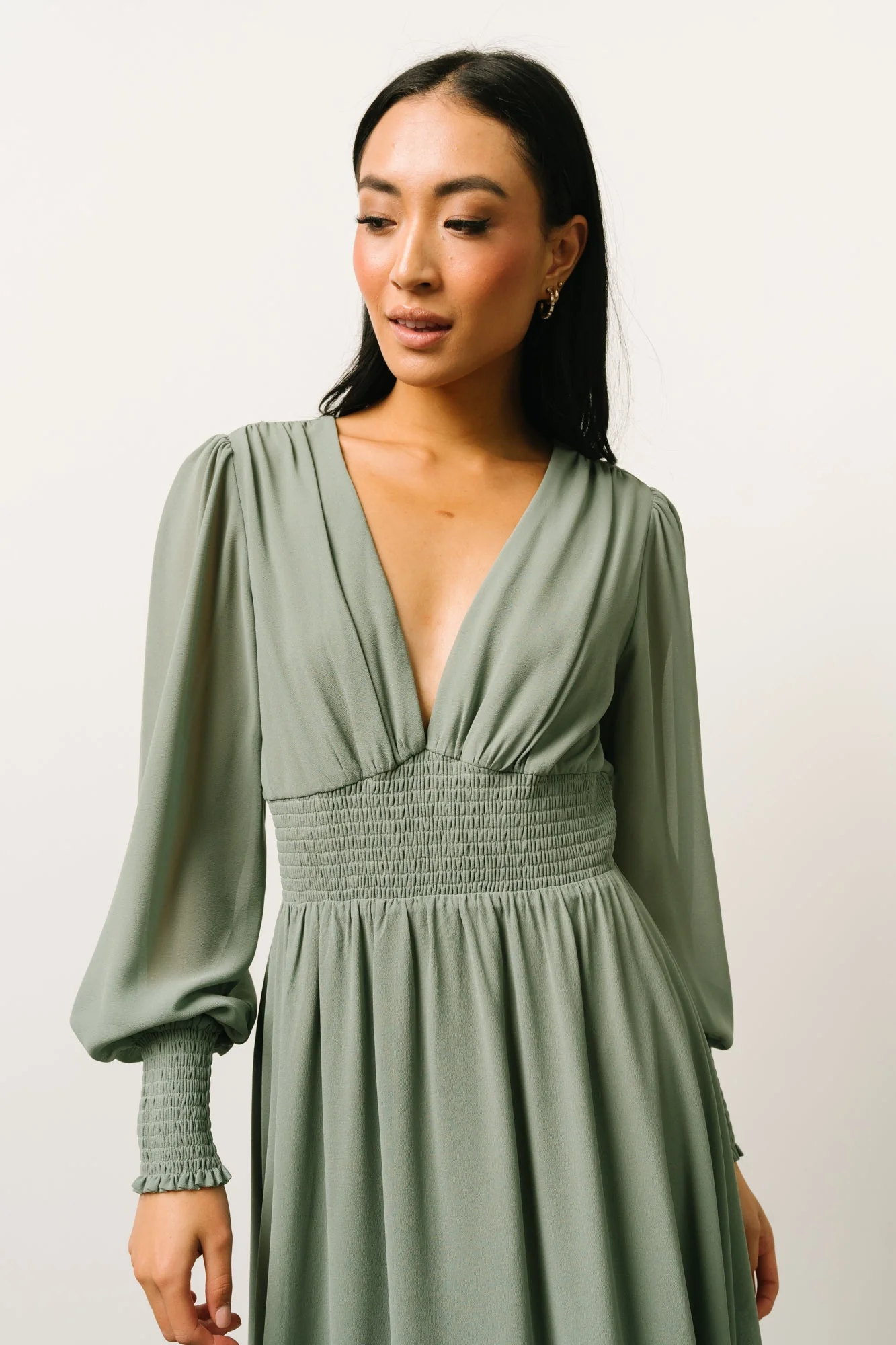 Olivia Maxi Dress | Eucalyptus - Image 7