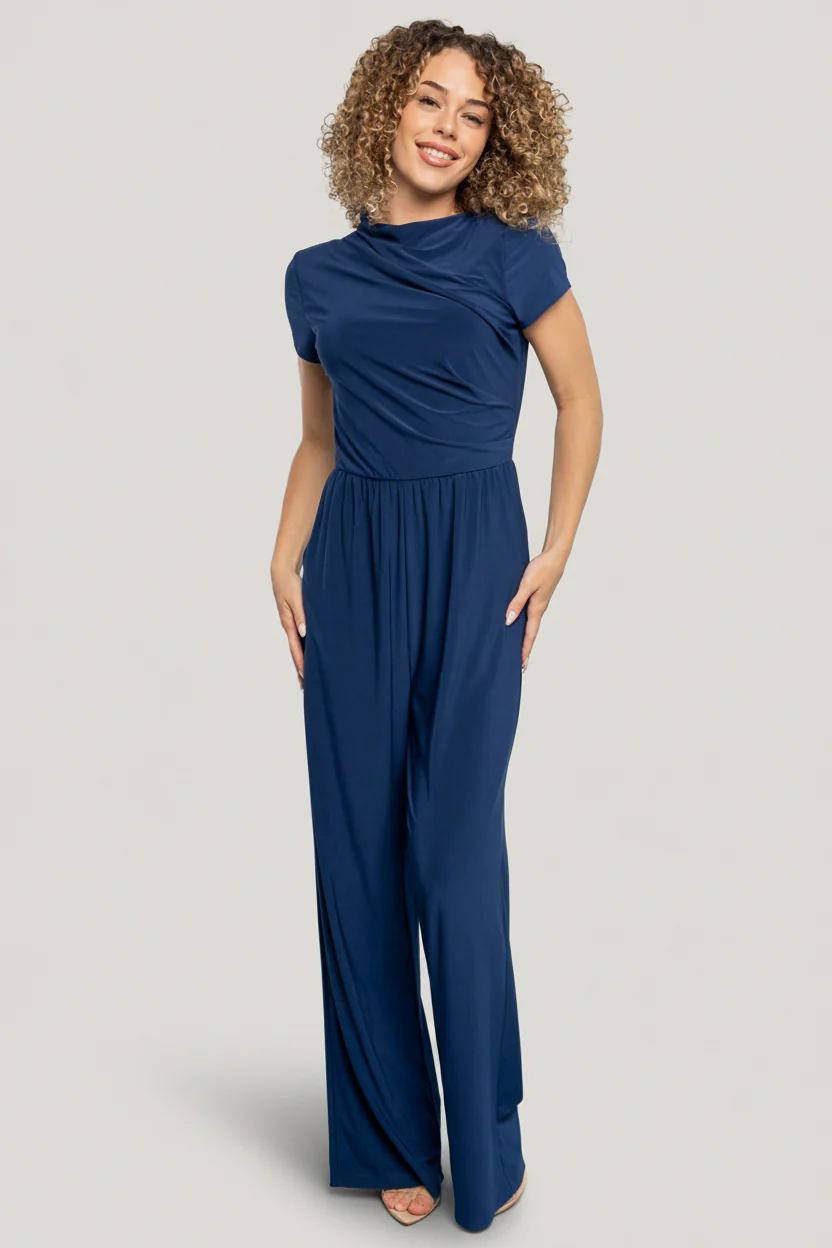 Quinn Jumpsuit | Navy - Image 2