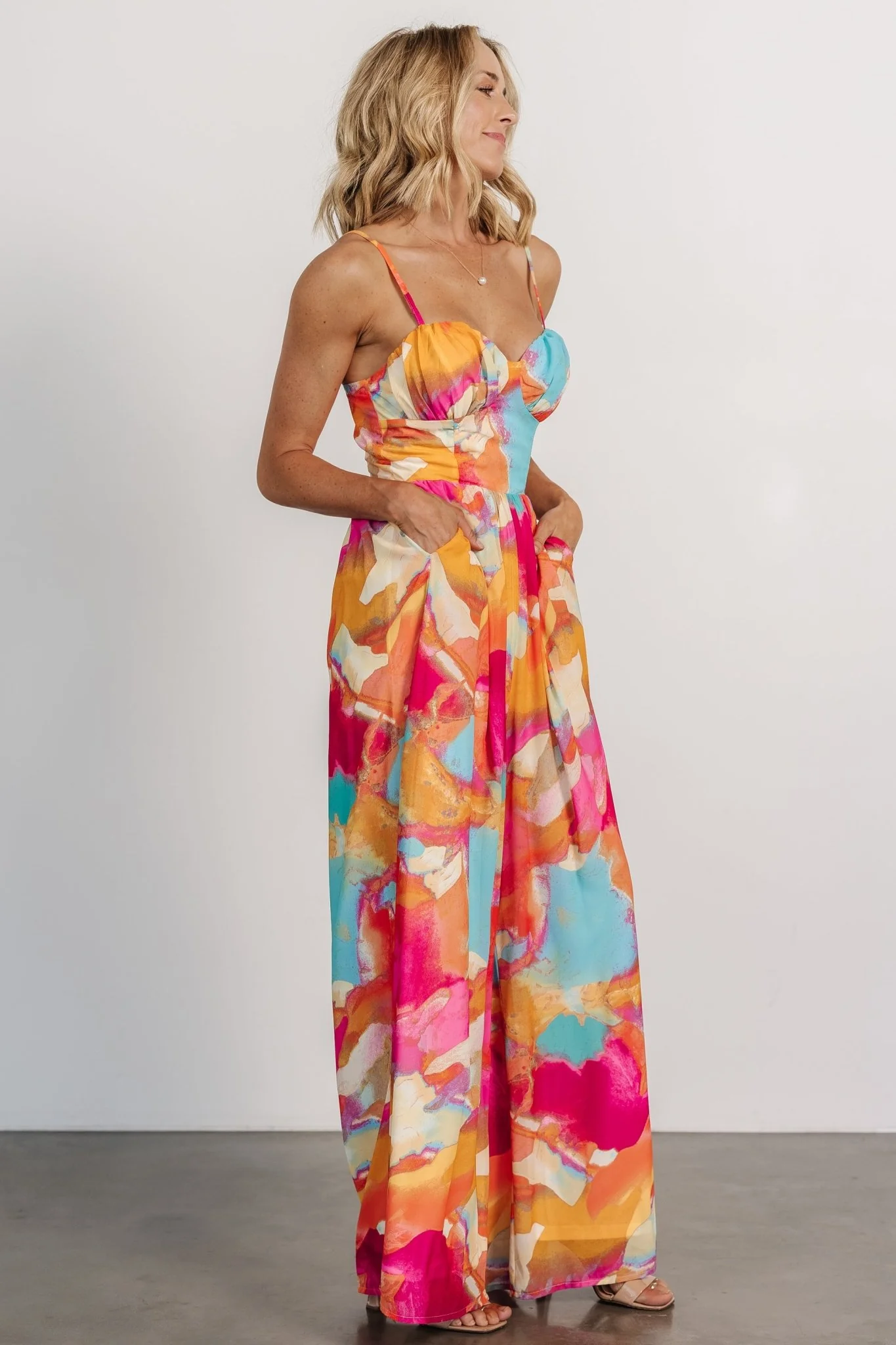 Shea Jumpsuit | Multi Print - Image 3