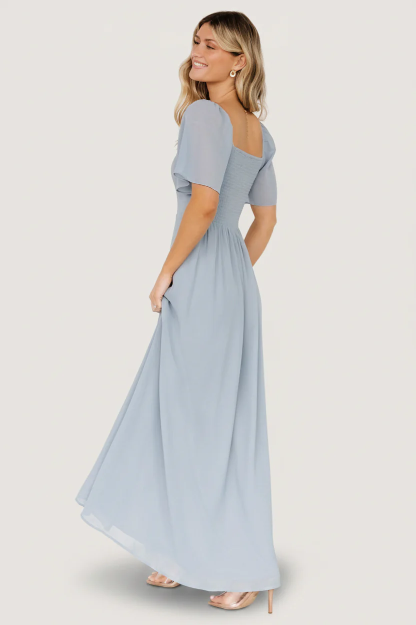 Sierra Sweetheart Maxi Dress | Light Blue - Image 3
