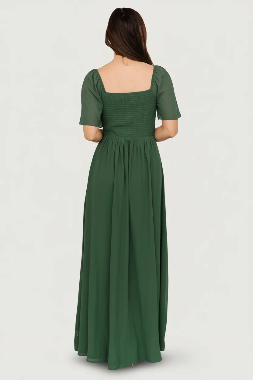 Sierra Sweetheart Maxi Dress | Evergreen - Image 6