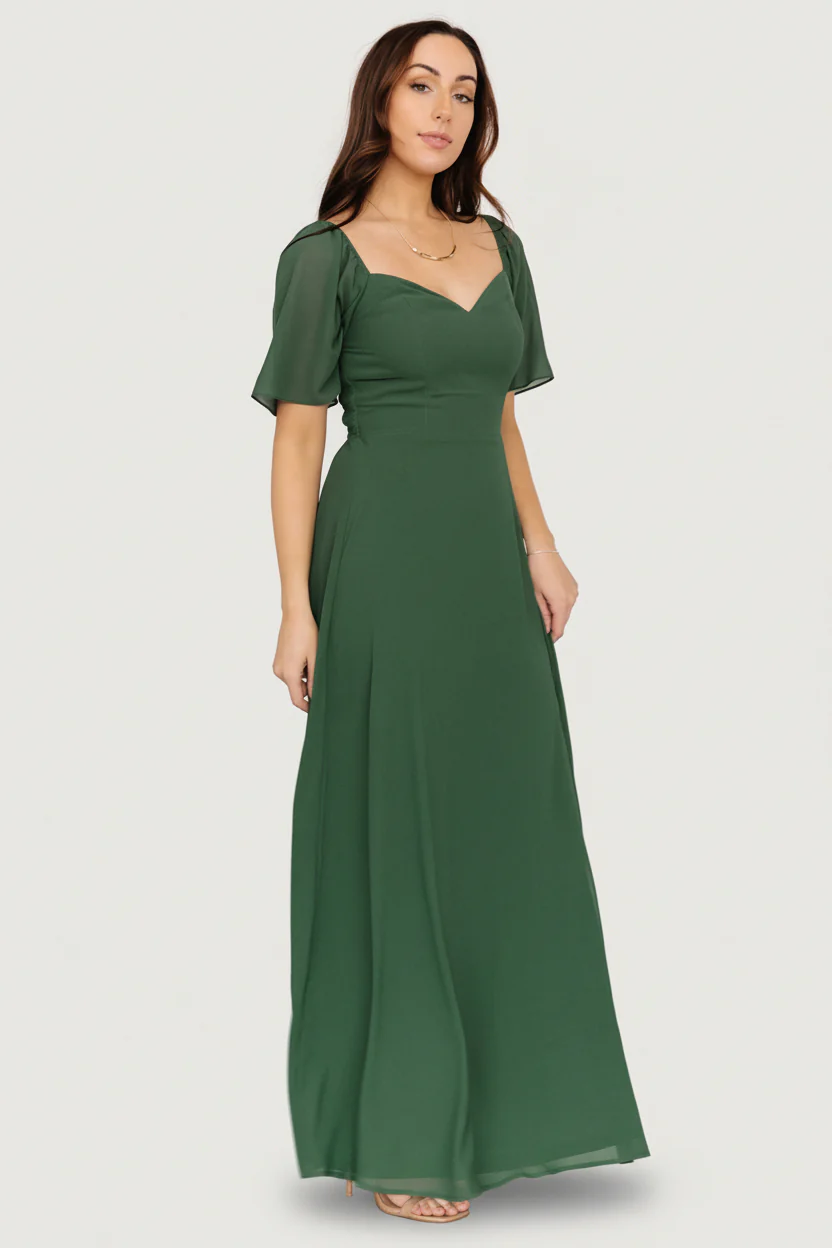 Sierra Sweetheart Maxi Dress | Evergreen - Image 7