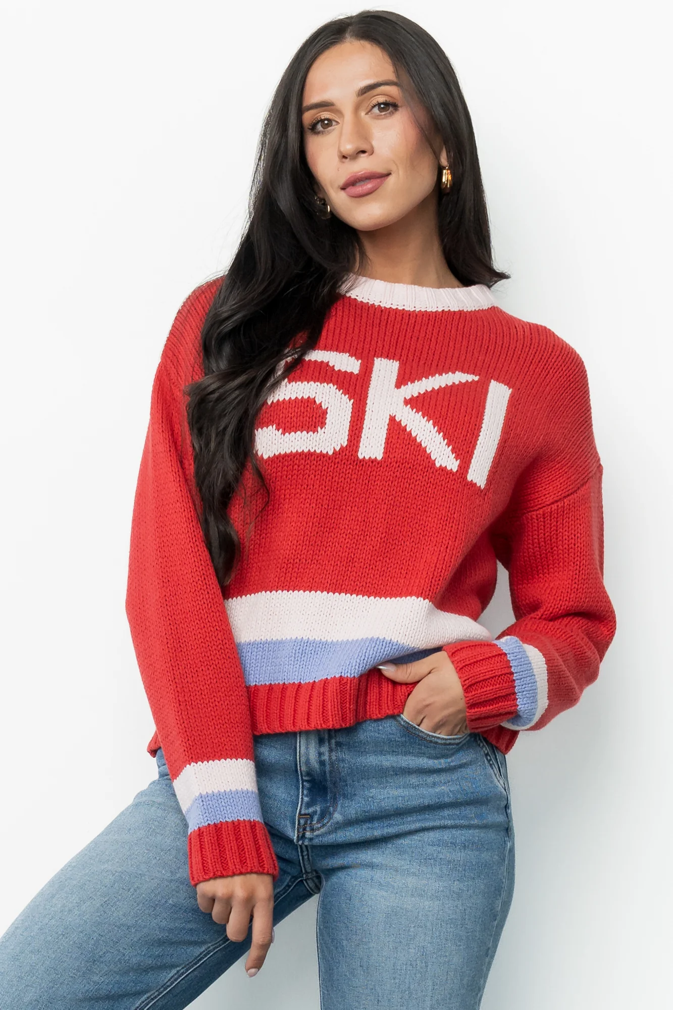 Ski Sweater | Red Multi - Image 4