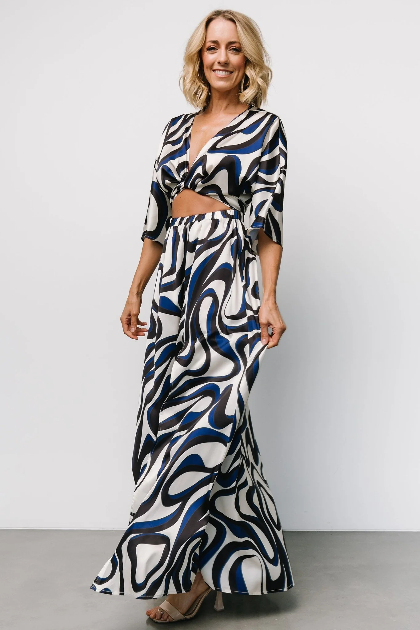 Stella Maxi Dress | Ivory Multi Print - Image 6