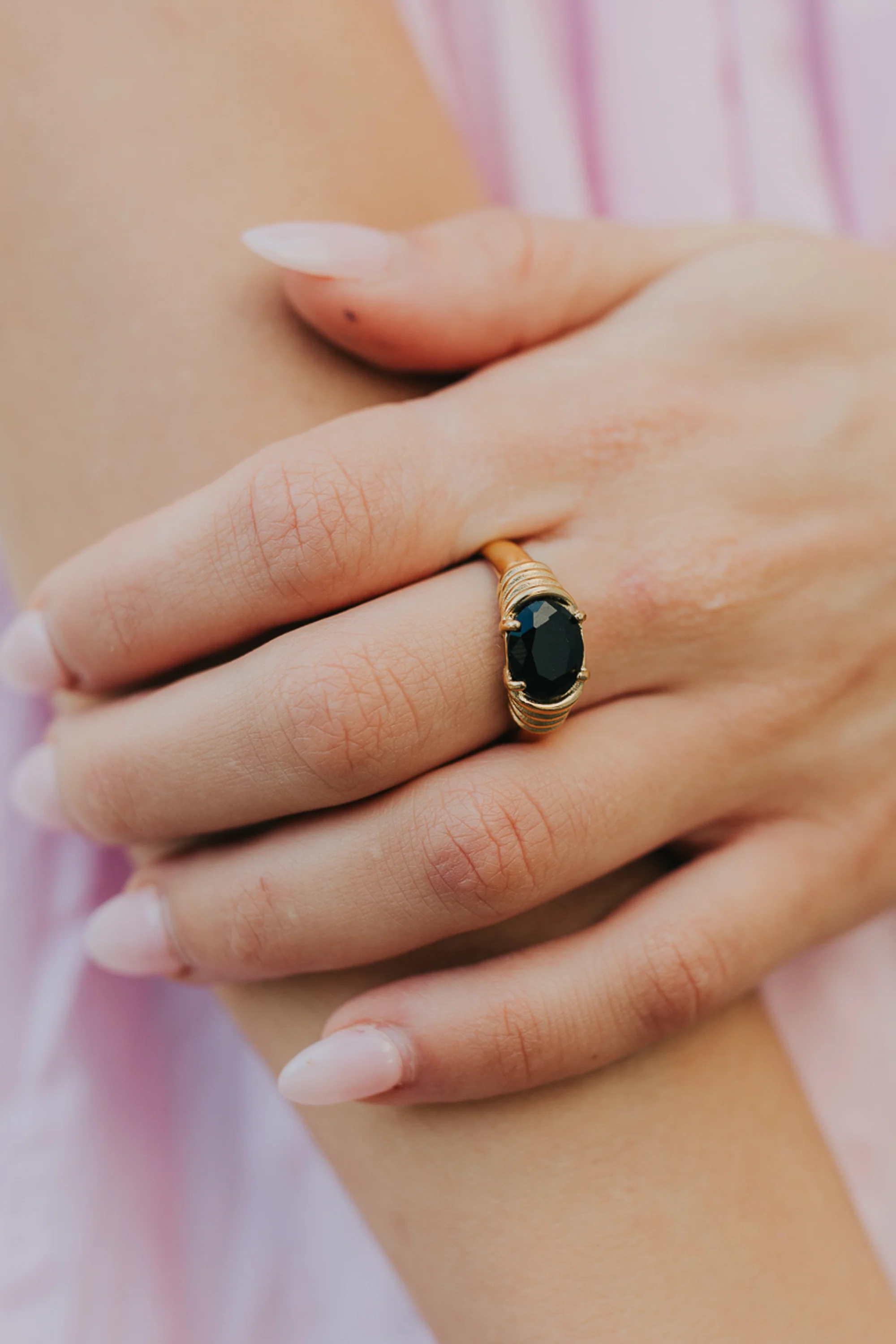 The Maddie Ring in Onyx - Image 5