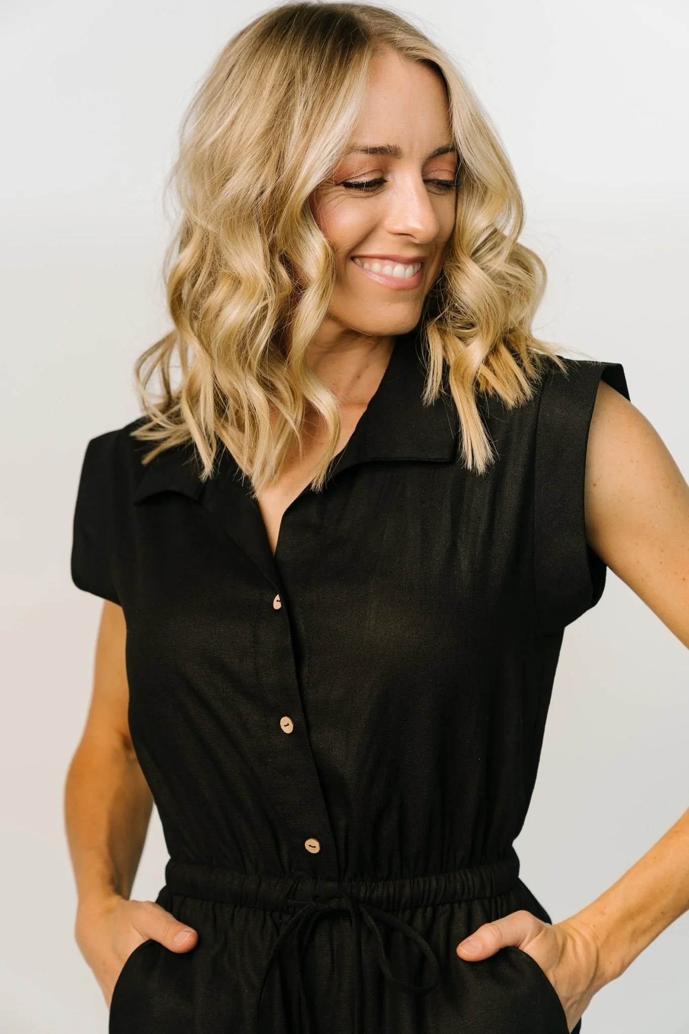 Toni Romper | Black - Image 5