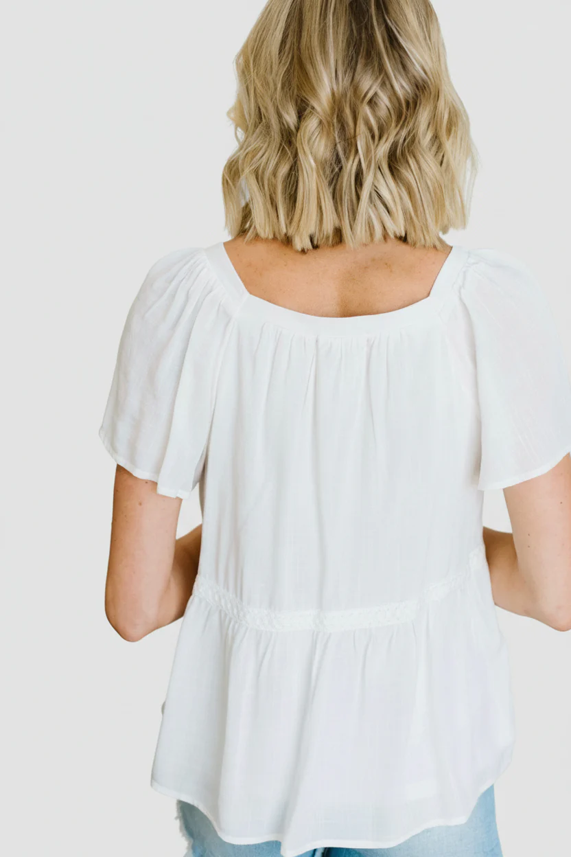Unity Button Up Top | Off White - Image 5