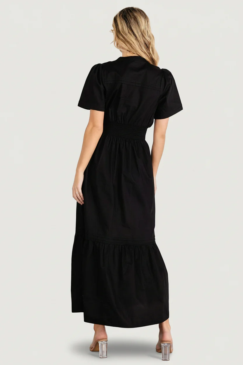 Vera Maxi Dress | Black - Image 4