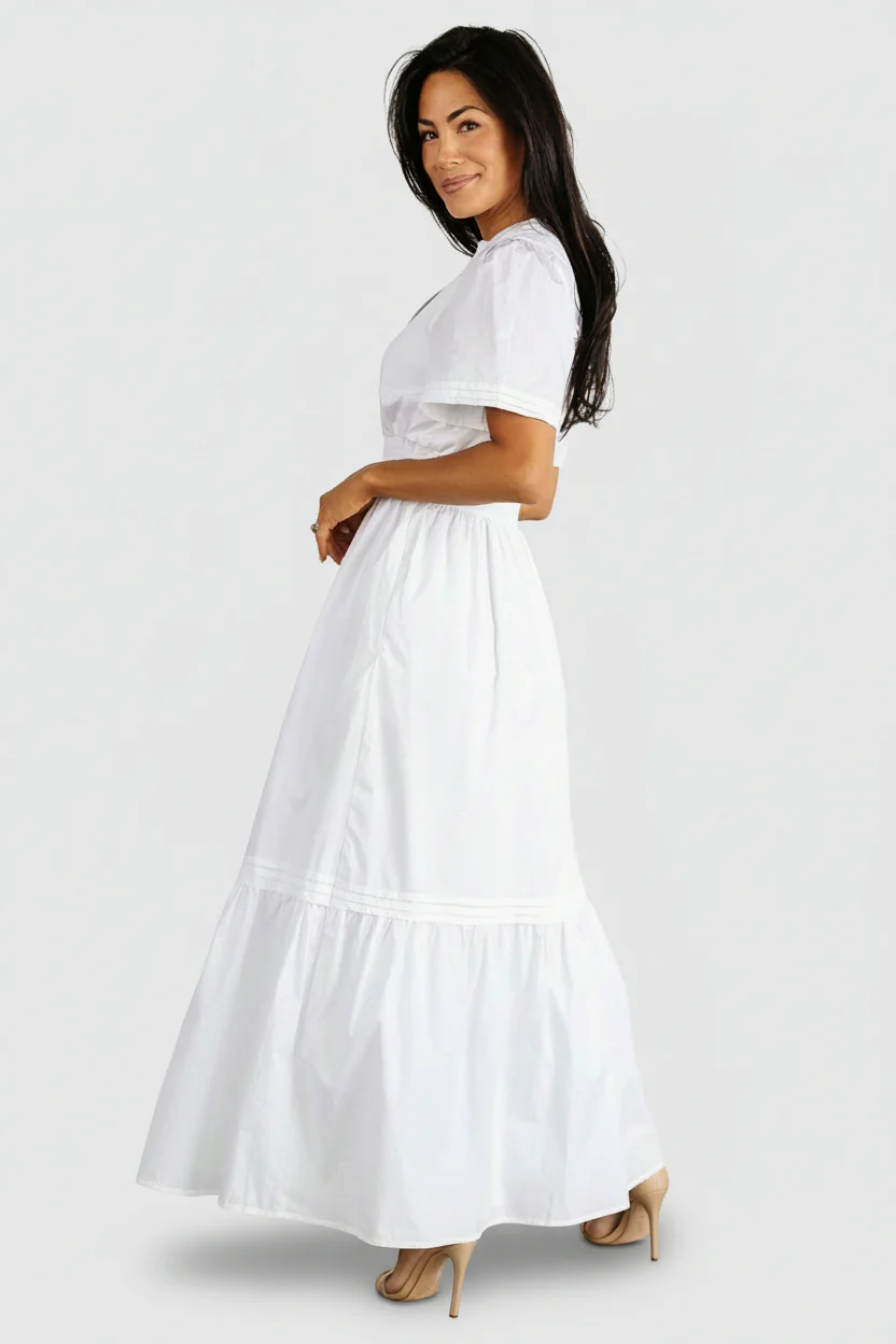 Vera Maxi Dress | Off White - Image 3